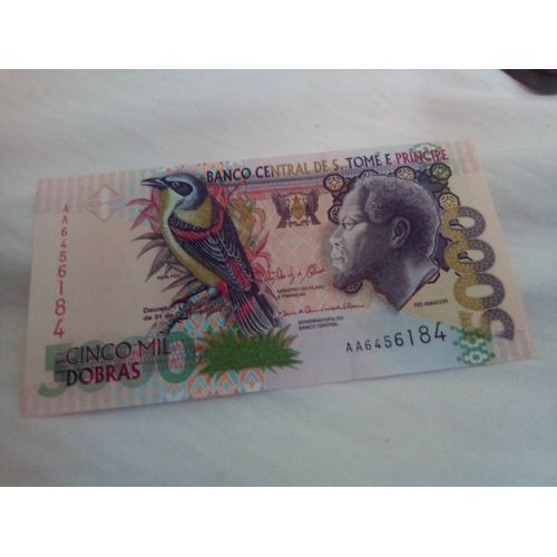 Billet 5000 Dobras Sao Tomé