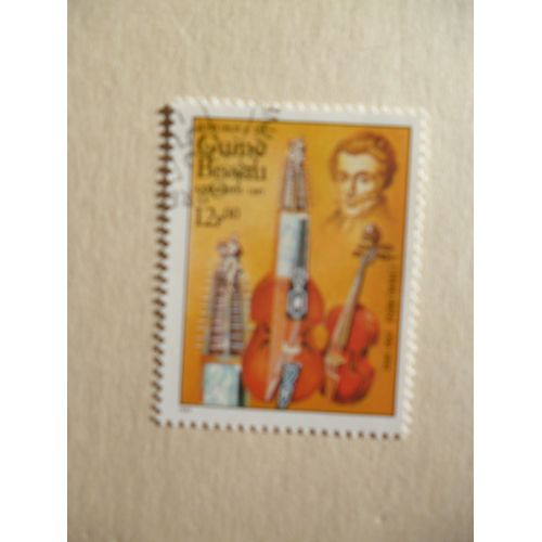 Timbre "Guine Bissau 1985 :Cherubini :1760-1842".
