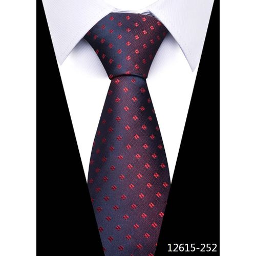 Gros Marque De Mode 8 Cm Cravate Solide Rouge Costume Accessoires Hommes Ajustement Affaires Cravate Hommes Cravate Cravate Costume De Mariage--12615-252