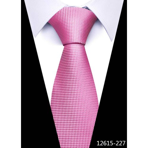 Gros Marque De Mode 8 Cm Cravate Solide Rouge Costume Accessoires Hommes Ajustement Affaires Cravate Hommes Cravate Cravate Costume De Mariage--12615-227