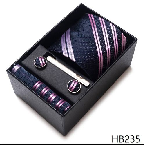 Top Qualité 7.5 Cm Cravates D'affaires Hanky Bouton De Manchette Ensemble Pinces À Cravate Vert Cravate Corbatas Pour Hommes Mariage Dans Une Boîte Cadeau Gravatas--Hb235