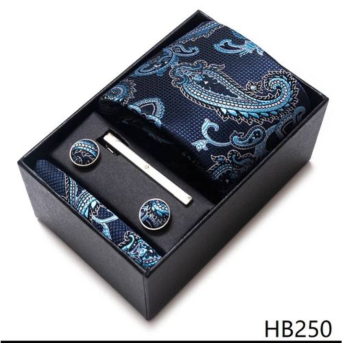 Top Qualité 7.5 Cm Cravates D'affaires Hanky Bouton De Manchette Ensemble Pinces À Cravate Vert Cravate Corbatas Pour Hommes Mariage Dans Une Boîte Cadeau Gravatas--Hb250