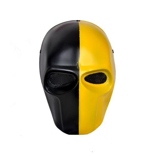 Airsoft Paintball Masque Protection Grille Grillage Qualité Fibre De Verre Deathstroke Slade Wilson Teen Titans Batman Robin Arrow Costume Cosplay Collection Comics Soirée Fête Halloween