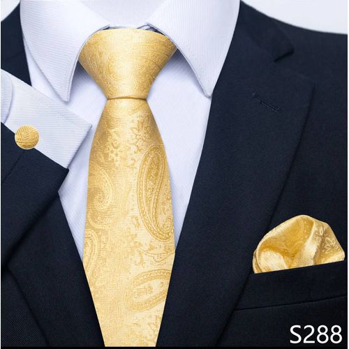 Marque De Mode 8 Cm Cravate Poche Carrés Ensemble Cadeau De Mariage Cravate Costume Accessoires Ajustement Formel Fête Vacances Cadeau--S288