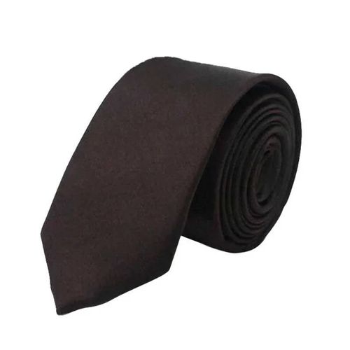 Hommes Adults 8 Cm Cravate Solide Nouvelles Cravates Cou Cravates Fête Cravates Couleur Accessoires Cravat Krawatte Mode Vente En Gros Chemise Aa117--11734 Dark Brown