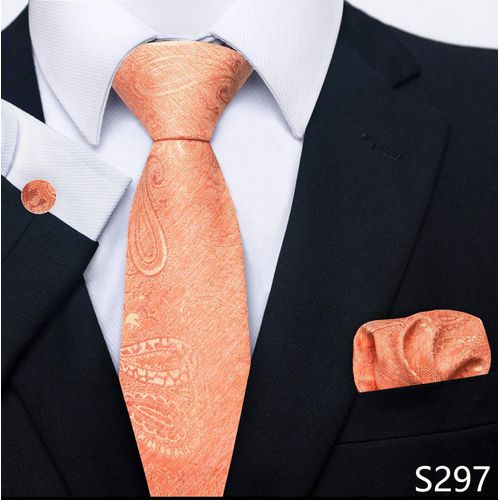 Marque De Mode 8 Cm Cravate Poche Carrés Ensemble Cadeau De Mariage Cravate Costume Accessoires Ajustement Formel Fête Vacances Cadeau--S297