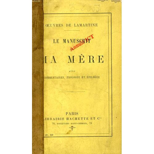 Le Manuscrit De Ma Mere