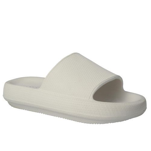 Fabric Mule À Enfiler Plage Été Piscine Claquettes Femmes Couleur Blanc Taille 38