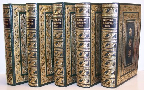 Mémoires De Charles-Maurice De Talleyrand, Prince De Bénévent Tomes 1 À 5 ( Édition Complètes En 5 Tomes ) + J. Fouché : Mémoires