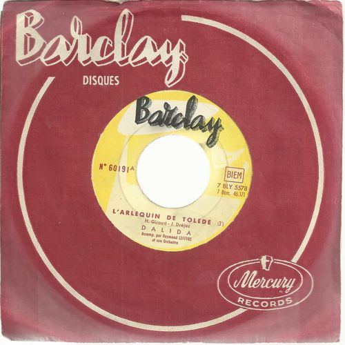 L'arlequin De Tolede (H. Giraud - Jean Dréjac) 3'00  /  Comme Au Premier Jour (H. Giraud - P. Dorsey) 2'39