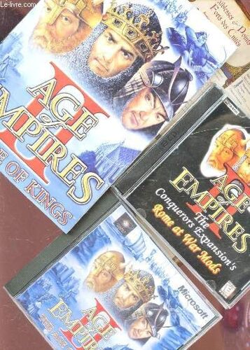 Coffret : Age Of Empires - The Ange Of Kings / 1 Manuel D'utilisation + 2 Cd Rom.