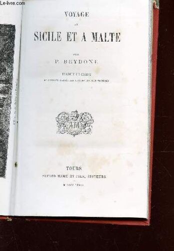 Voyage En Sicile Et A Malte.