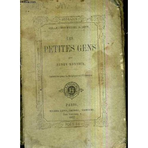 Les Petites Gens / Collection Hetzel Et Levy.