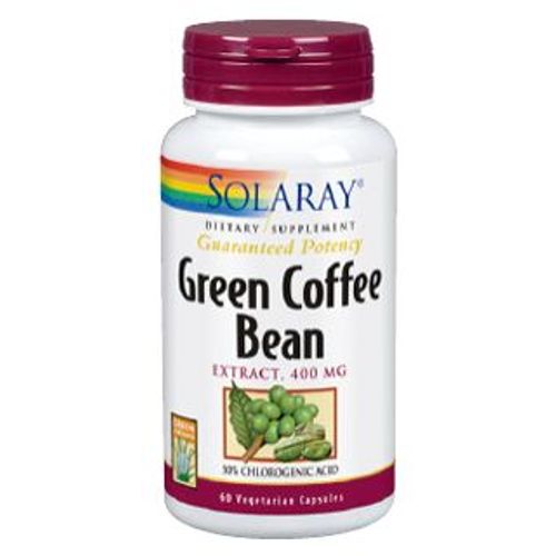 Solaray Green Coffe Extract 400 Mg - 60 Caps Vegetales 