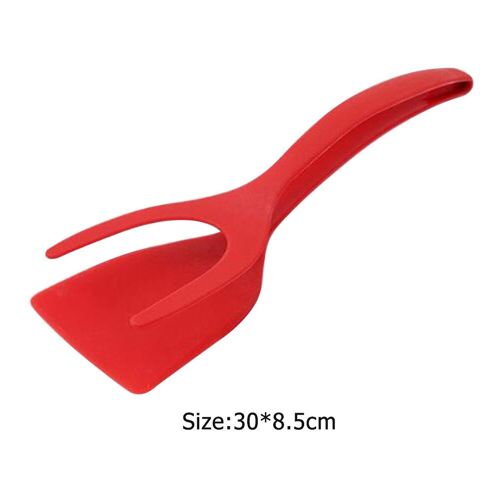 Spatule De Cuisine En Silicone, 2 Een 1, Pour Pain Frit, Mélangeur De Beurre, Pinceaux À Gâteaux, Kit D'outils De Cuisson, Pinces À Omelette Antiadhésives