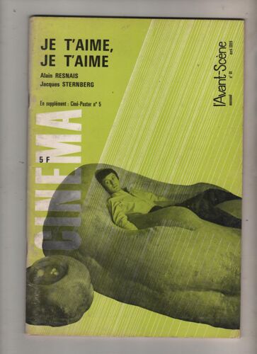 Cinema Collection L Avant Scène , Alain Resnais , Jacques Sternberg , Je T Aime Je T Aime ,  Mensuel N 91,  1969