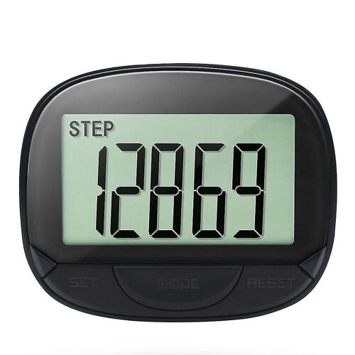 1pcs Pedometer 3d Step Counter For Walking, Portable Step Tracker, Accurate Step Counter With Displ 