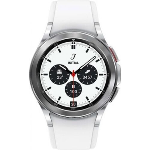 Samsung Galaxy Watch4 Classic 3,56 cm (1.4") OLED 46 mm Numérique 450 x 450 pixels Écran tactile 4G Argent Wifi GPS (satellite)