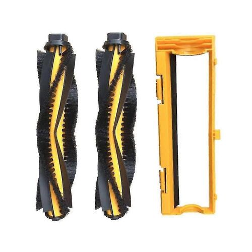 2pcs Vacuum Cleaner Main Brush + 1pcs Roller Brush Plate Cover Forroscenic 800t 820s 830s 830p Forl