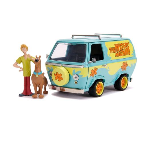 Jada Toys 1/24 - Mistery Machine Scooby Doo - With Shaggy And Scooby Figures - 31720gr-Jada Toys