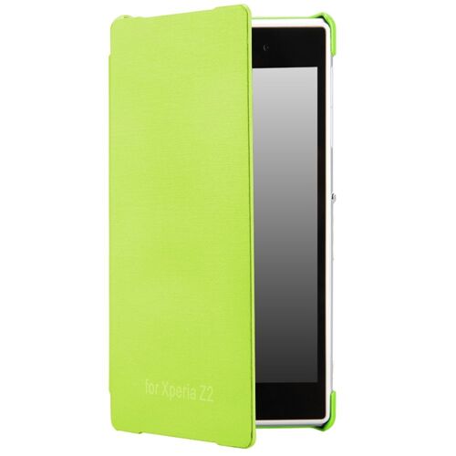 Etui À Rabat Latéral Ultra Fin Pour Sony Xperia Z2 Coloris Vert