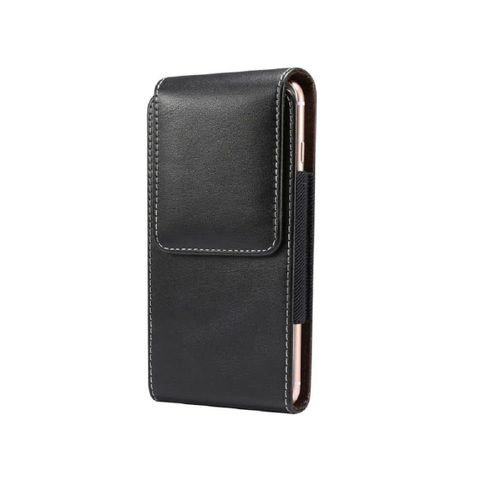 pour alcatel V3 Ultra (2025) Étui vertical en cuir avec boucle de ceinture - DFVmobile