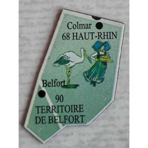 Magnet Le Gaulois - Haut-Rhin (68) + Territoire De Belfort (90)