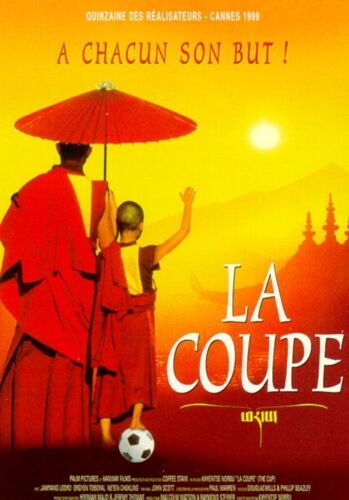 La Coupe - Affiche Originale De Cinéma - Format 120x160 Cm - Un Film De Khyentse Norbu Avec Neten Chokling, Lama Chonjor, Jamyang Lodro, Orgyen Tobgyal - Année 1999