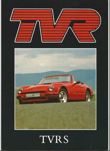 Depliant  Voiture Tvr Tvrs