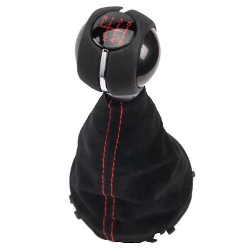 Pommeau De Levier De Vitesses Manuel À 6 Vitesses Avec Botte En Cuir Gaitor Pour Mini Cooper F55 F56 F57 F54 F60 R
