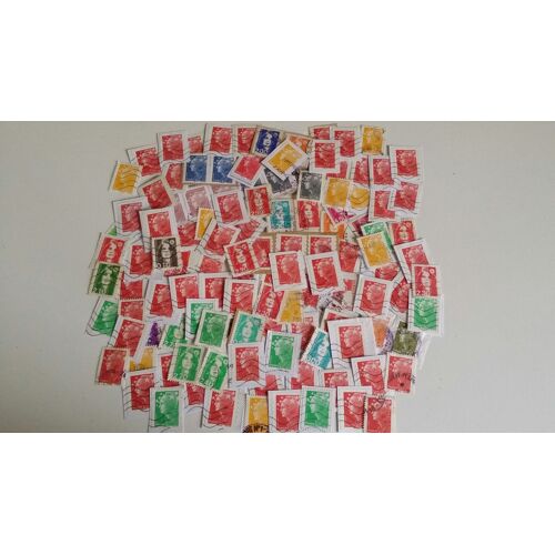 Lot De 120 Timbres Obliteres France + Doubles