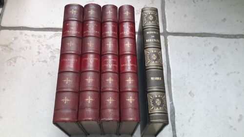 Chansons De Béranger 5 Volumes De 1847 À 1862