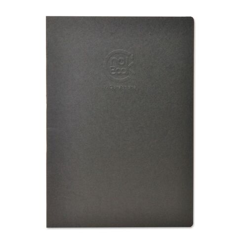 Clairefontaine Crok'book Piqué A4 À La Française Couleur Noir 90g 24 F