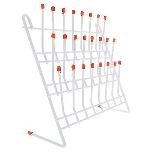 Rack De Séchage De Laboratoire 24 Chevilles Rack De Verrerie De Laboratoire Grille De Séchage En Verre Rack De Séchage Mural / Séchage Du Verre De Laboratoire