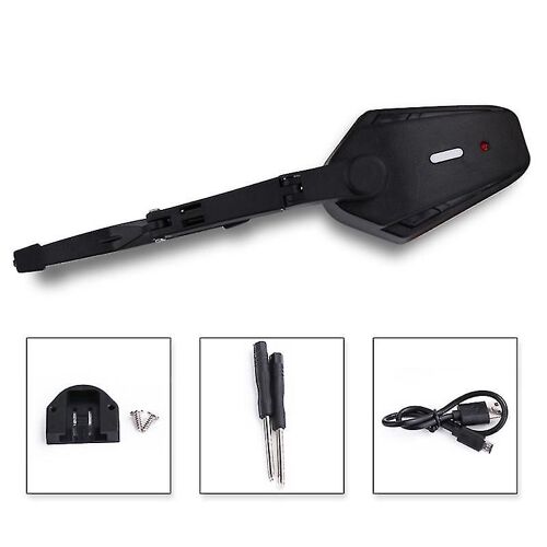 Casque Flexible Essuie-Glace Électrique Pour Moto E-Bike Rider Safe Riding Wiper