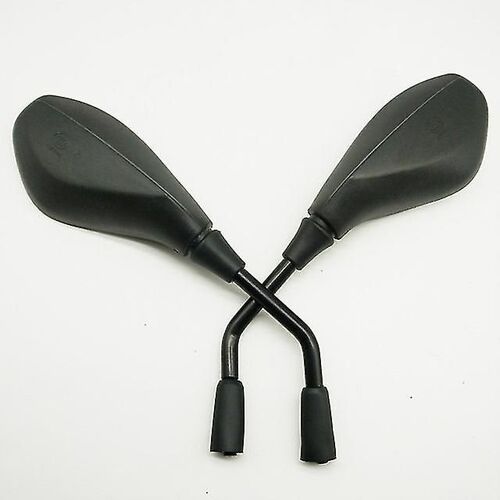 Qx 10mm Universal Moto Side Mirror Vue Arrière Convexe Rétroviseurs Noir Retrovisor Moto Pour Benelli Tnt 300 Bmw K1200r Honda X4