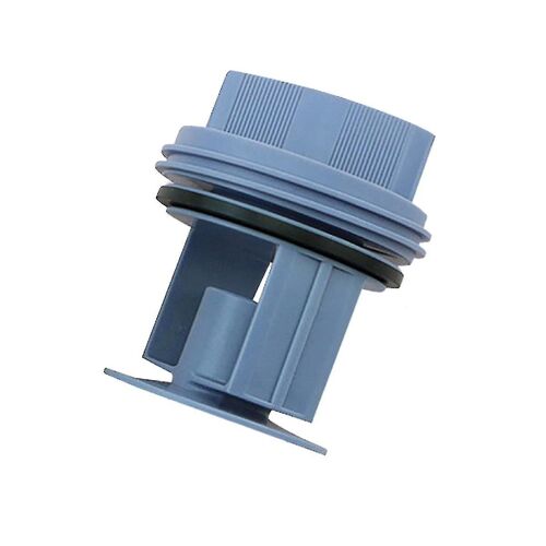 Pompe de drainage Drain Outlet Seal Plug Filter pour machine à laver à tambour Wm1095 Wm1065 Wd7205 Bleu