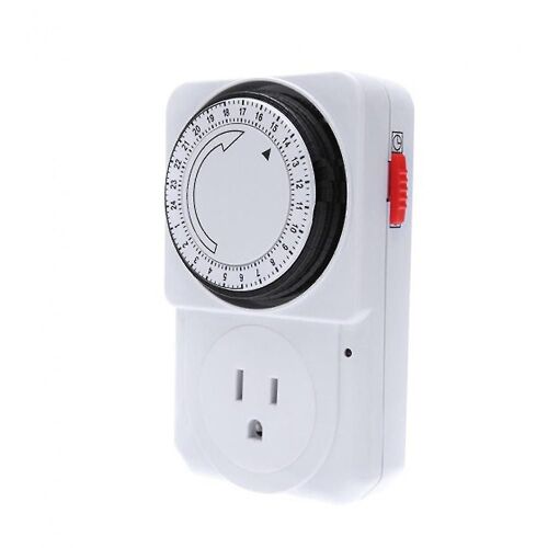 Cyclic Kitchen Mechanical Timer Power Outlet Universal Us Plug Timing Socket