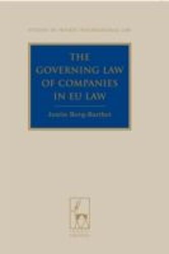 Governing Law Of Companies In Eu Law