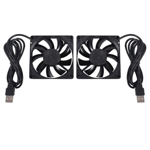 80mm 5v Ventilateur USB 80mm 8cm 8015 Brushless Dc Cooling Fan Pc Computer Router Case Fan Cooler 2pcs
