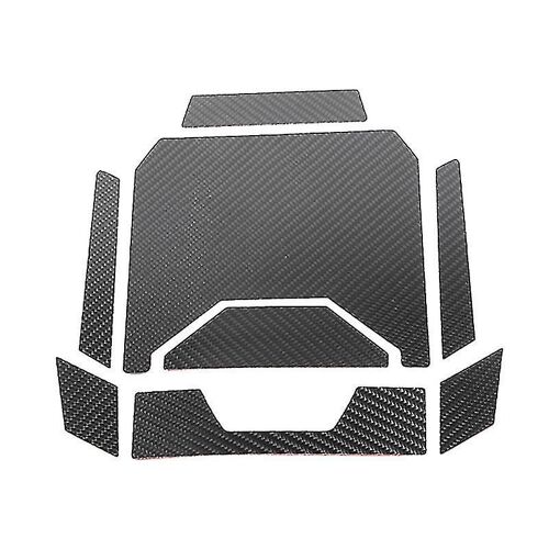 Carbon Fiber Console Storage Box Panel Sticker For Rzr Pro Xp Ultimate 2021 2022 Utv Accessories