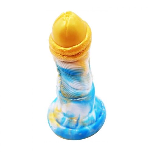 Gode Monster Gode Nox 18 X 6cm Doré-Bleu F*Ck My Color