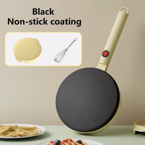 JIQI-Crêpière électrique antiarina,220V,pour pizza,pansement,plaque de cuisson,poêle à gâteaux,outils de cuisine,rose,EU US - Type Yellow 600W #A