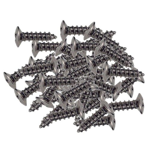 Vis De Montage Pickguard Pour Guitare Électrique Basse, Pièces De Rechange, 12x3mm, 50 Pièces