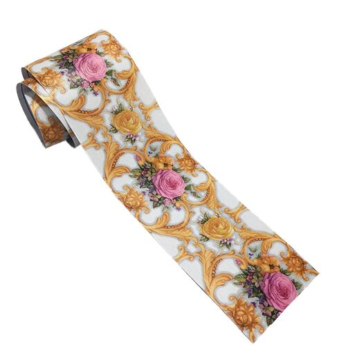 Papier Peint Autocollant En Pvc, 100m, Imperméable, Bordure De Pierre, Ligne De Taille, Salle De Bains, Toilettes, Cuisine, Décoration Murale