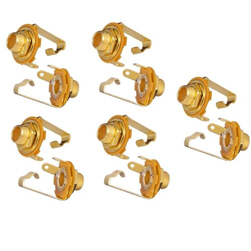 Connecteur De Sortie Jack, 10 Pièces, Pour Guitare Basse, Pièces De Ramassage, Accessoire