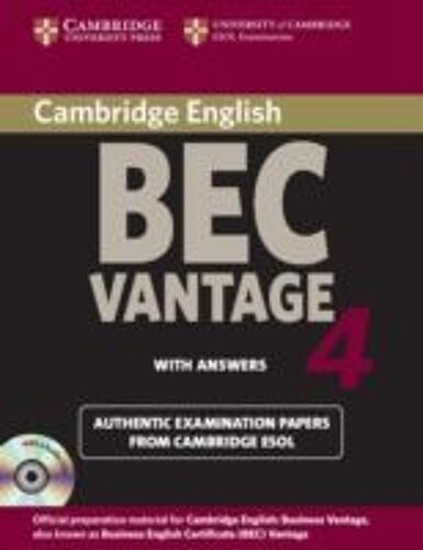 Cambridge Bec Vantage 4 Self-Study Pack