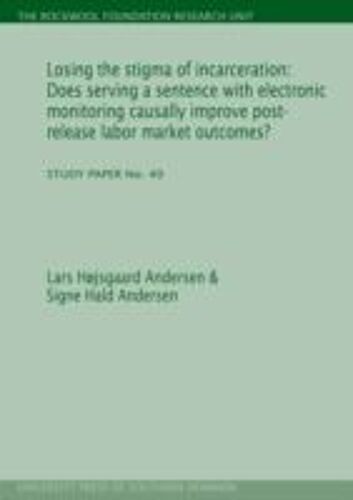 Losing The Stigma Of Incarceration