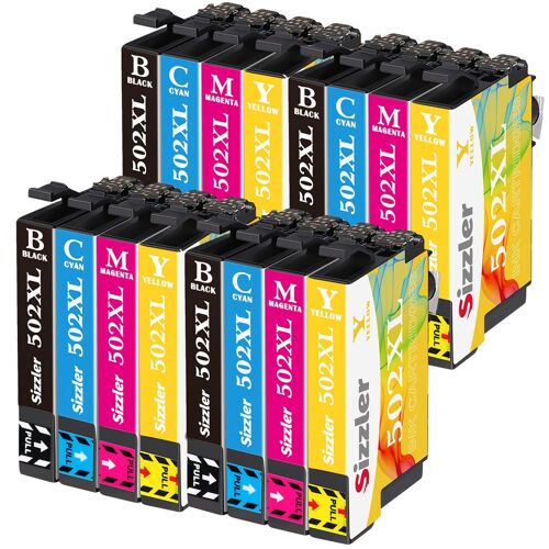 Cartouches d'encre compatible pour Epson 502 502 XL pour Epson XP-5100 XP-5105 WF-2860 WF-2865