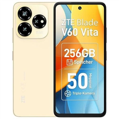 ZTE Blade V60 Vita 16,8 cm (6.6") Double SIM Android 13 4G USB Type-C 6 Go 256 Go 5000 mAh Champagne, Or